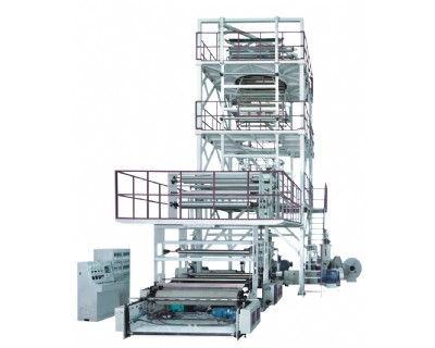 01 SJ-GS系列 三至五層共擠薄膜吹塑機(jī)組(IBC膜泡內(nèi)冷型)