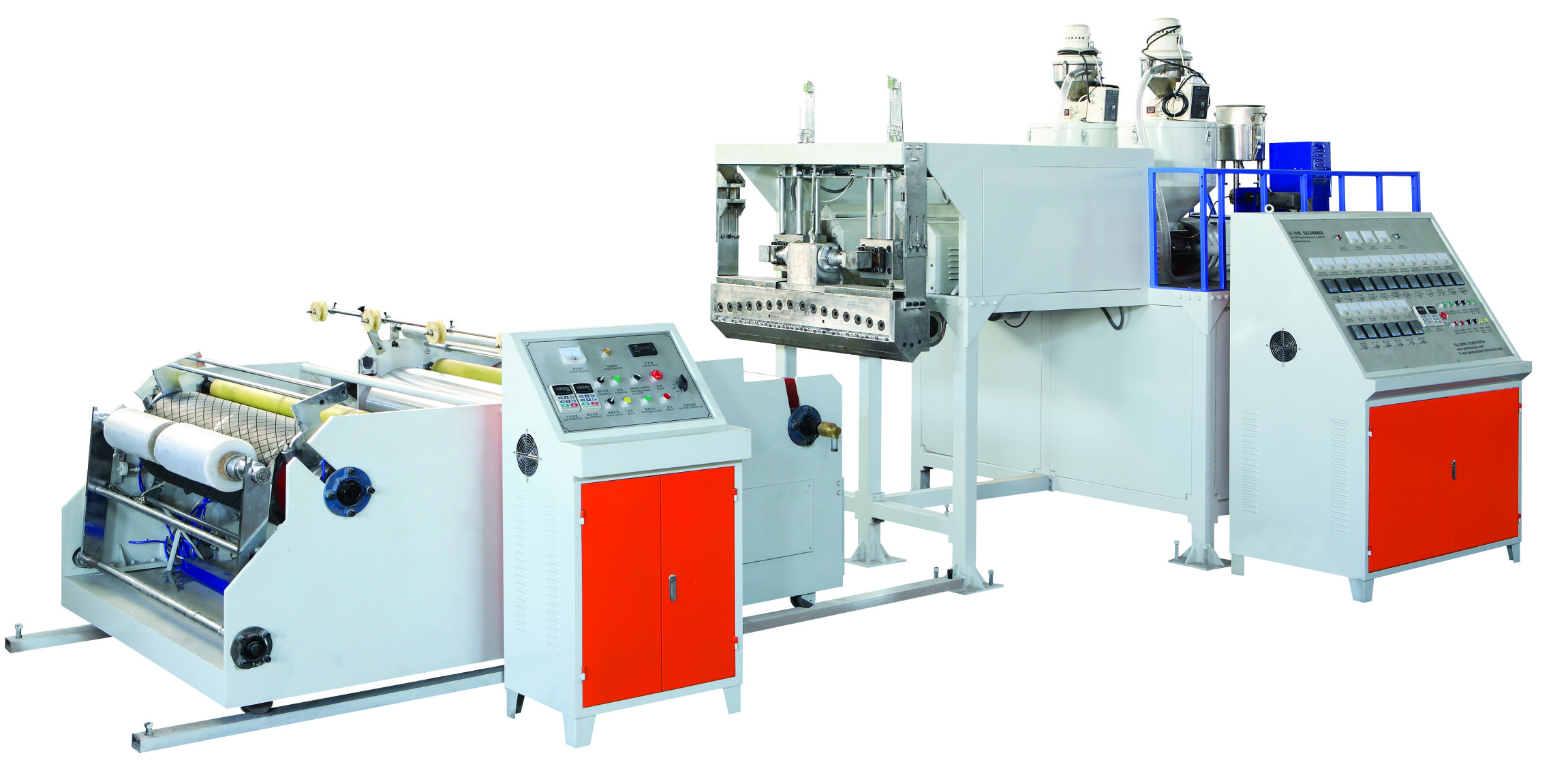 17 DF65X2雙層共擠纏繞膜機(jī)組（全自動收卷）